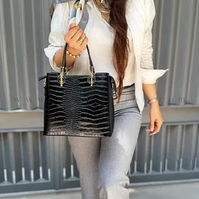 کیف دستی چرم زنانه CODE:684/4