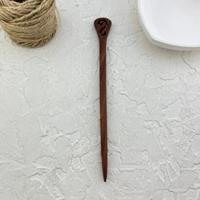 کانزاشی مو زنانه چوبی طرح خاص مدل آریسا