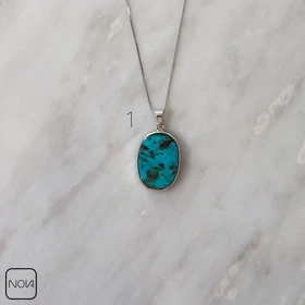 گردنبند فیروزه زنانه - کد 251288