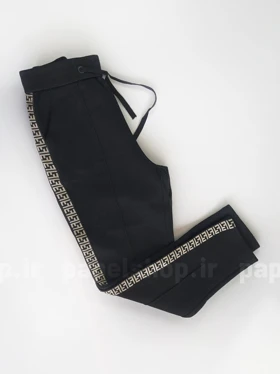 شلوار فوتر با نواردوزی