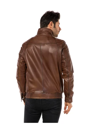 کت و کاپشن مردانه new-venture-gian-ferre-solid-leather
