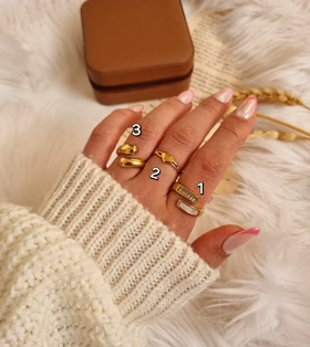 انگشتر استیل رنگ ثابت 4