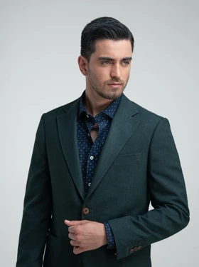 ام کی کالکشن کت mk-1713-dark-green