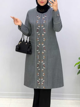 مانتو مزونی شانتون دلارام کد 452532