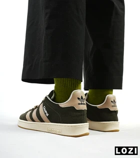 کفش کتانی زنانه و مردانه یشمی کرم ADIDAS Campus