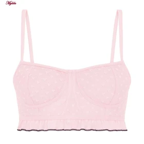 ست شورت و نیمتنه زنانه مدل فنردار رنگ صورتی ماییلدا کد 5432-606