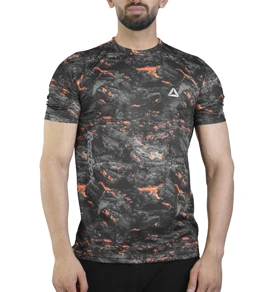 تیشرت ورزشی مردانه ریباک GMS-4B0253 نارنجی