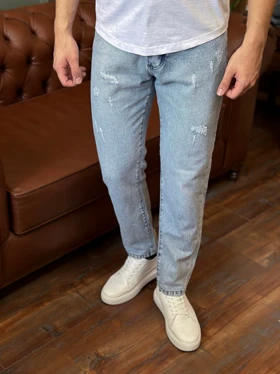 شلوار جین مام فیت کد p249