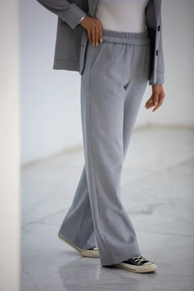 شلوار زنانه نیم بگ لامر