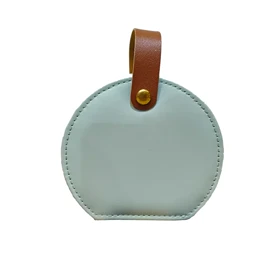 جعبه زیورآلات گرد رنگ زیتونی