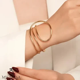 دستبند النگویی طلایی ysx