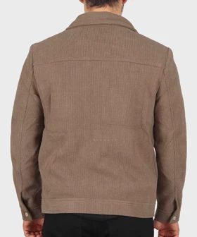 خرید کت کتان زیپ‌دار و داخل خز 2602