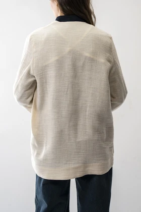 مانتو جیب‌دار لینن زنانه