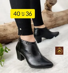 کفش نیم بوت مجلسی زنانه مدل بغل سگک