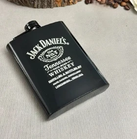 قمقمه جیبی استیل تک هیپ فلاسک جک دنیلز (مشکی)