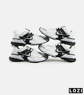 کفش کتانی مردانه و زنانه سفید مشکی Nike cushlon