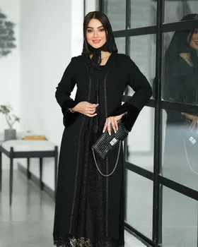 مانتو مجلسی زنانه مدل ساغر کد 2723