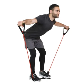 کش ورزشی CX قرمز تن زیب-سه منظوره-سختی 4 (سنگین)