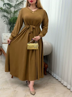 پیراهن یقه پولکی 3940