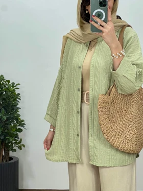 تونیک مانتویی سوزندوزی مراکشی با قد بلندتر(ایراد دار)