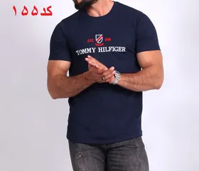 تیشرت یقه گرد تامی سرمه ای