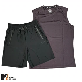 ست آستین حلقهای شلوارک مردانه نایک کد 8152