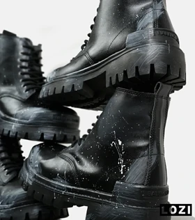 بوت مردانه مشکی BALENCIAGA Splash