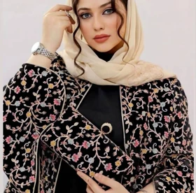 کیف مجلسی زنانه مدل پیچک طلایی مشکی