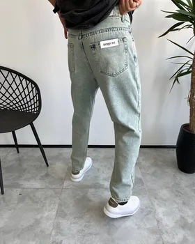 شلوار مام فیت ابی یخی کثیف شور GZL