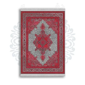 *جدید* فرشینه از جنس پارچه شانل مخمل ترک طرح فانتزی برند دفه کد 1020