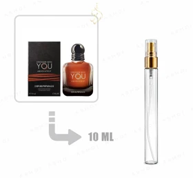دکانت عطر ادکلن جورجیو آرمانی استرانگر ویت یو ابسولوتلی 10 میل اورجینال Giorgio Armani Emporio Armani Stronger With You Absolutely Eau de Parfum Original Decant 10ml