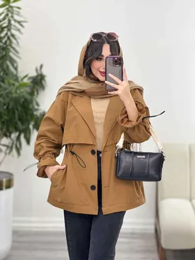 بارانی دو دکمه آستین گت
