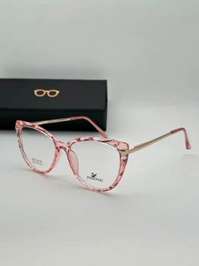 عینک گربه ای سوارسکی کد 31001 Swarovski (صورتی)