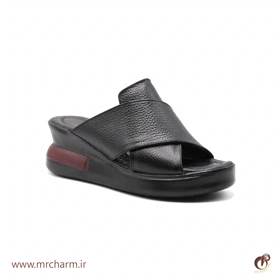 صندل لژدار زنانه تمام چرم mrc2119-09