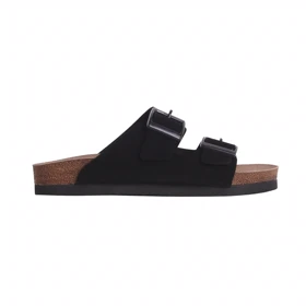 صندل دو بند زنانه مدل برکین_مشکی کد 1971