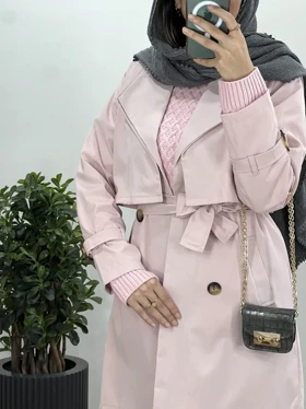 ترنچ کت پاییزه آرام