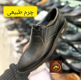 کفش اداری بزرگپا مردانه مدل پاتون کشدار