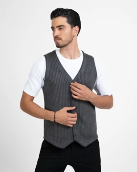 ام کی کالکشن جلیقه رسمی mk-5882-gray
