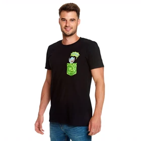 تیشرت طرح ریک و مورتی Tiny Pocket Rick T-Shirt black