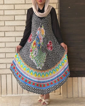 سارافون طرح طاووس 7035