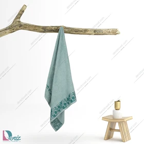 حوله حمامی طرح لاو رنگ بنتون