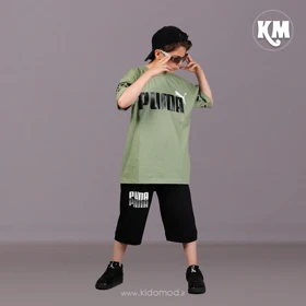 تیشرت شلوارک پسرانه طرح Puma