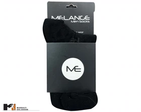 جوراب مچی مردانه ملانژ کد 2007484 (مشکی)