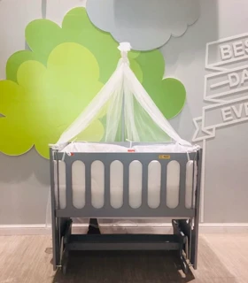 تخت گهواره چوبی مستطیل Divanco