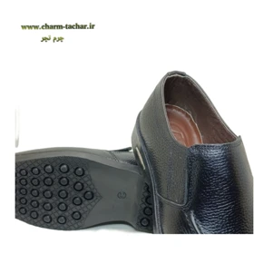کفش مردانه رسمی اداری بدون بند چرم طبیعیsi183