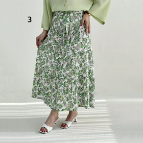 دامن زنانه طرحدار میکس