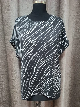 بلوز مجلسی مدل سیاه و سفید