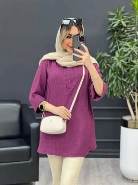 مانتو کرسپو یقه سه دکمه