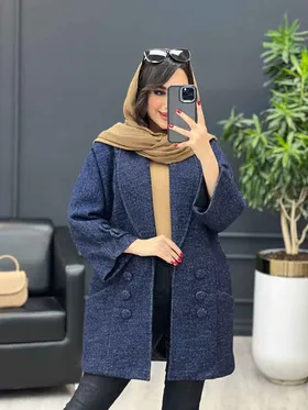 پالتو یقه آرشال آستین پاگن
