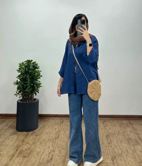 مانتو دکمه مخفی کوک دوزی دیپلمات لنا